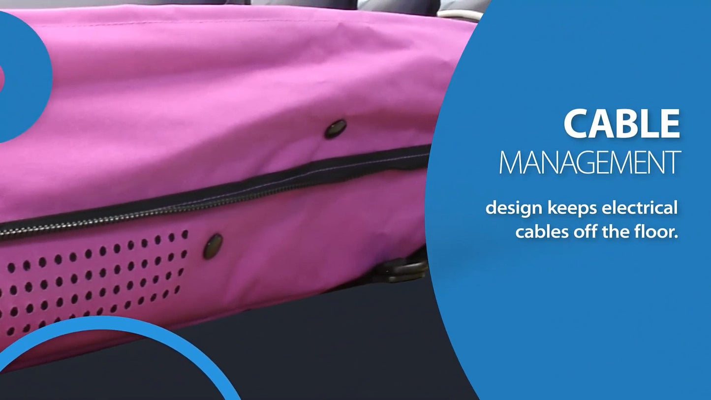 Automated Pressure Management with Cables Wound Care Mattress
