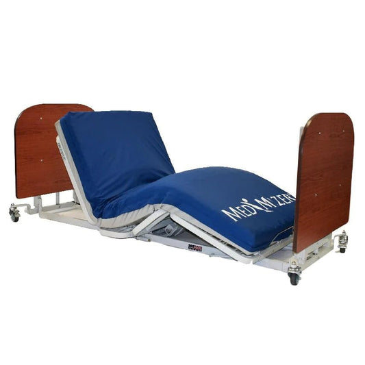 ULTIMATE Electric Hospital Bed - Adjustable Height from 3.6" to 25" | Widths of 36-42" | Weight Capacity up to 600 lbs - Wound Care Mattress