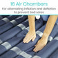 Bed Sore Prevention Low Air Flow Alternating Pressure Mattress - 36 Inch Width / 350 Pound Limit - Wound Care Mattress