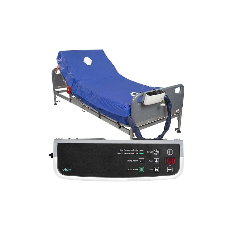 Bed Sore Prevention Low Air Flow Alternating Pressure Mattress - 36 Inch Width / 350 Pound Limit - Wound Care Mattress