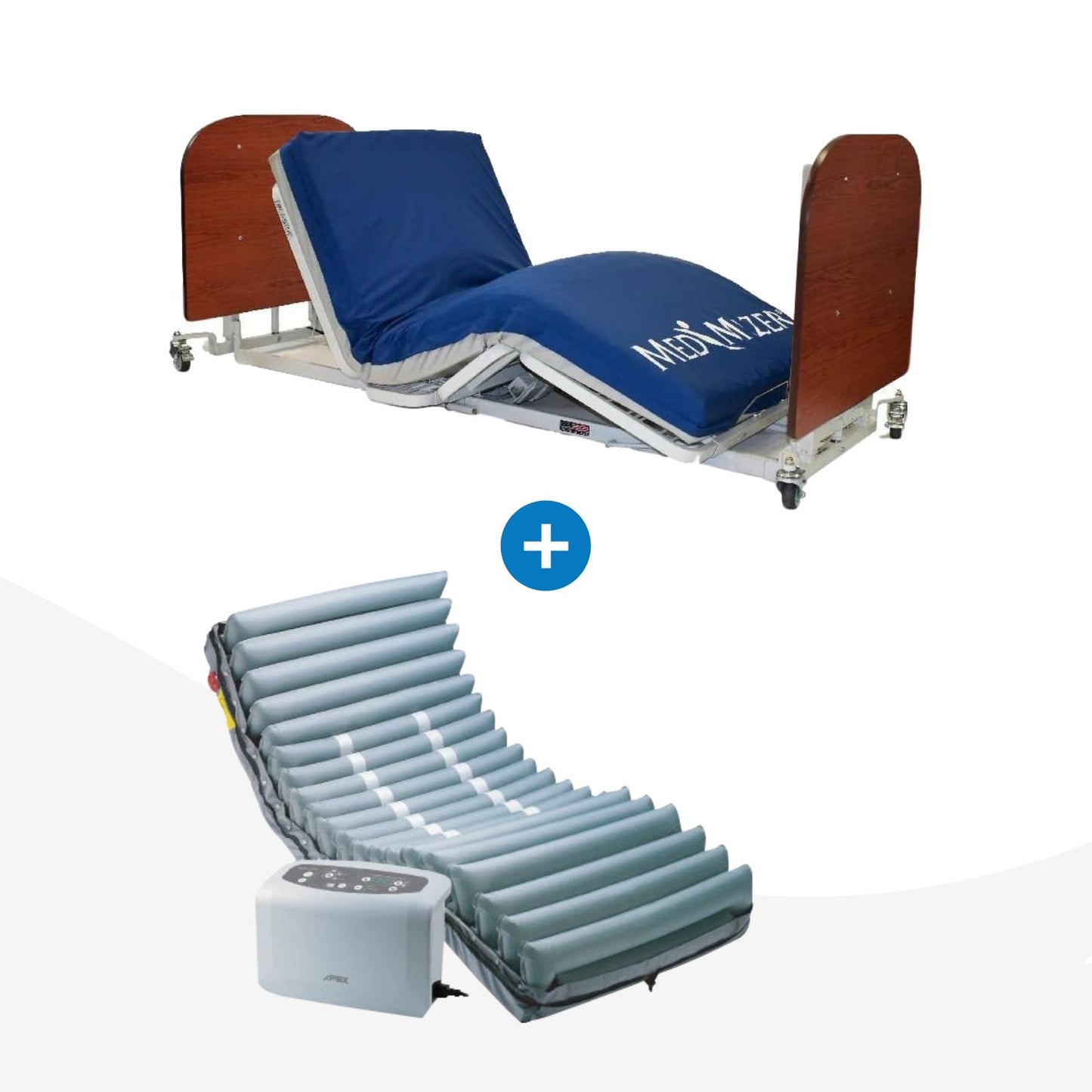 Hospital Bed and Low Air Loss Mattress Combo - Pro Bed